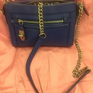 Beautiful! Blue leather Rebecca Minkoff purse